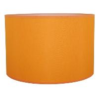 Cylinder Lamp Shade in Yellow Cotton Fabric for Table Lamp with E - 27