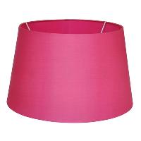 Drum Lamp Shade in Red Cotton Fabric for Hotel Table Lamp
