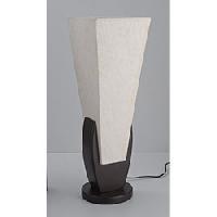 Pecan Table Wooden Lamp