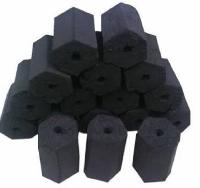 Hexagonal  coconut shell charcoal briquettes