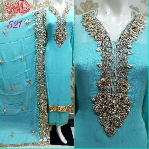 GEORGETTE PARTY WEAR SUITS W-521