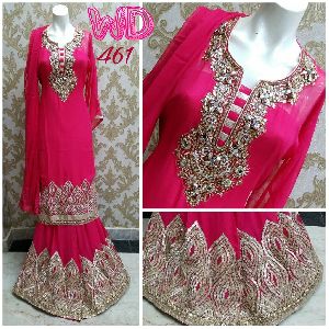 GEORGETTE SHARARA SUIT W-461