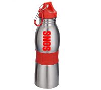 Red Curved Bottle