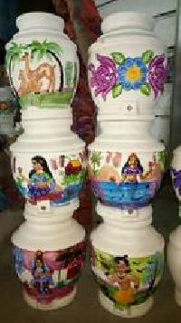 Printed Earthen Pot