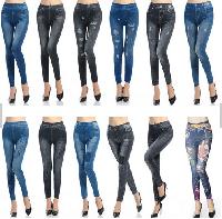 Printed Jeans Leggings,Ladies Leggings