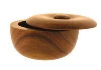 Acacia Wood Soap Bowl