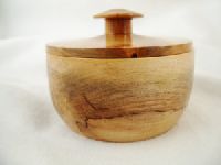 Mapple wood shaving soap bowl