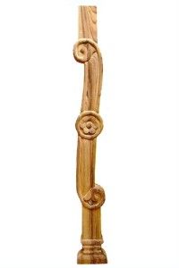 Modern Art Wood Baluster