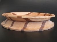 Round Wooden Dinner plate