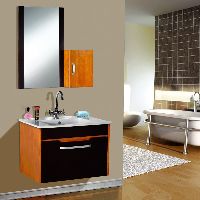 Solid Wood Bathroom Cabinet