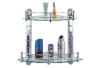 Elegant Corner Glass Shelf Set
