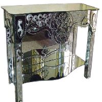 Console With Mirror