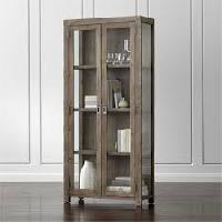 Wooden Glass Bookcase