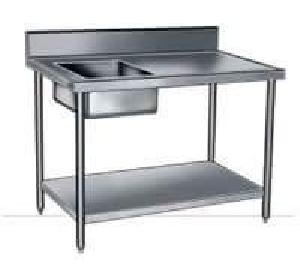 Steel 1 Sink Table