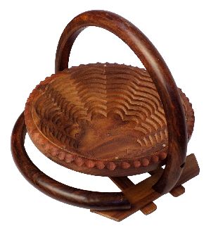 Wooden Fruit Basket With Handle