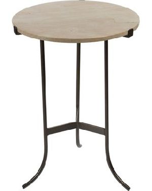 SSF3304 Iron & Marble Stone Side Table