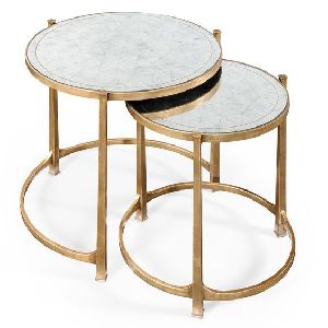 SSF3311 Iron & Marble Stone Side Table