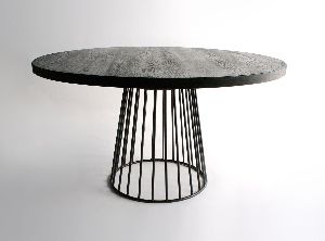SSF3326 Iron & Marble Stone Side Table