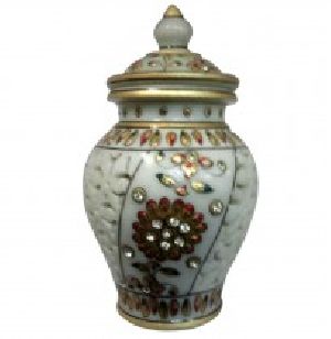 Marble Pot Vases