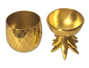 Brass Copper Pineapple Mug