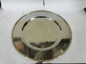 stainless steel charger platter