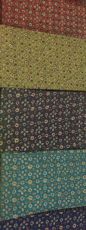 Ajrak printed fabric