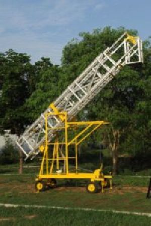 Tiltable Mobile Tower Extension Ladder