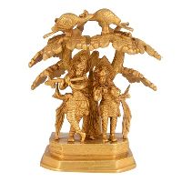 Radha Krishna Tree Statue
