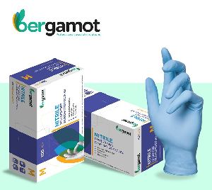 BERGAMOT Nitrile Powder Free Examination Gloves