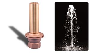 Copper Non Adjustable Street Jet Aerated Effect Fountain Nozzle