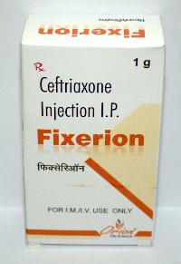 Ceftriaxone 1 gm. (Fixerion Injection)