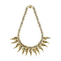 Gold Plated Parrot Necklace