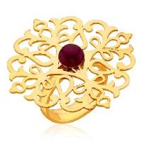 Ornate Red Onyx Ring
