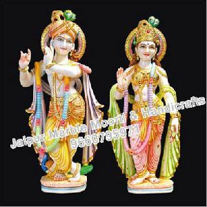 Marble Radha Krishna Statues