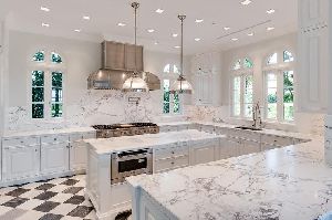 marble modular Kitchen