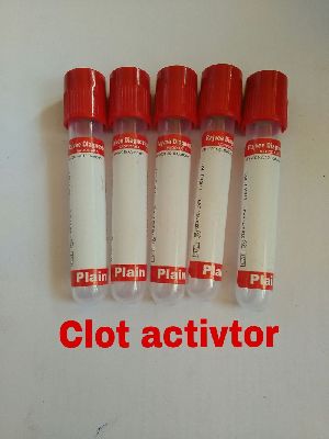 Plain Clot Activator Blood Collection Tubes