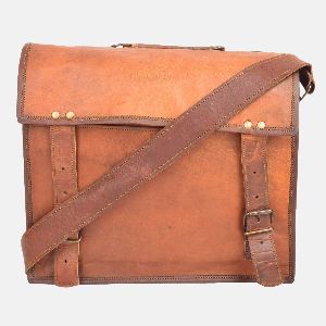 15" Leather Laptop Briefcase