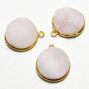 Druzy Round Gemstone Jewelry