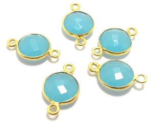 Peru Chalcedony Bezel Connector