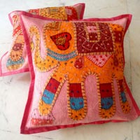 5 Pink Red Handcrafted Cushion Covers