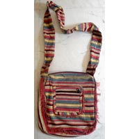 Cotton Canvas Indian Sling Cross Body Bag