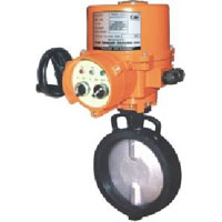 Electrical Butterfly Valve with Integral Starter Unit