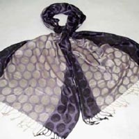 Silk Polka Design Scarves