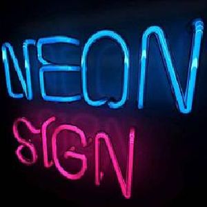 neon sign boards