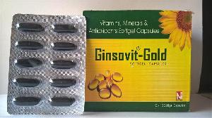 Multivitamin with Antioxidant & Magnesium Sulphate with Ginseng SOFT GEL CAP