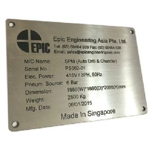 Laser Engraving Name Plates