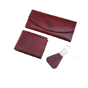 Leather 3 in 1 Gift Set
