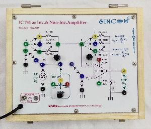 IC 741 As Inverting & Non-Inverting Amplifier SA-505