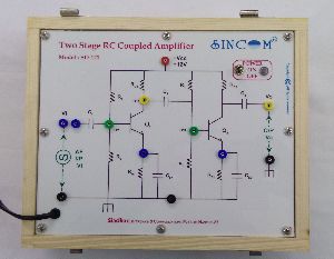 Two Stage RC Coupled Amplifier Using Transistor (BJT) SD-121