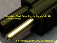 Solid Steel Guide Rod for Springfield XD & XDm pistols.